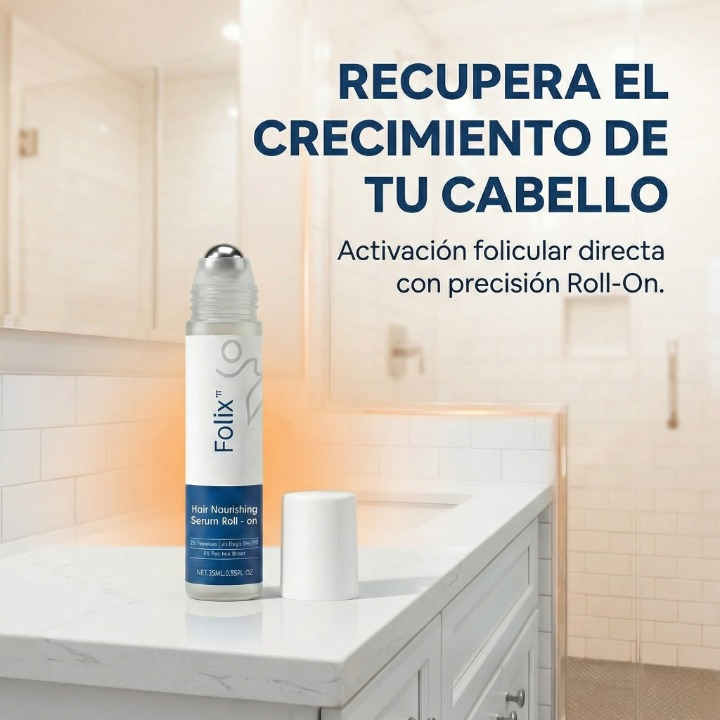 Folix™ Sérum Roll-On [Activación Visible del Crecimiento]