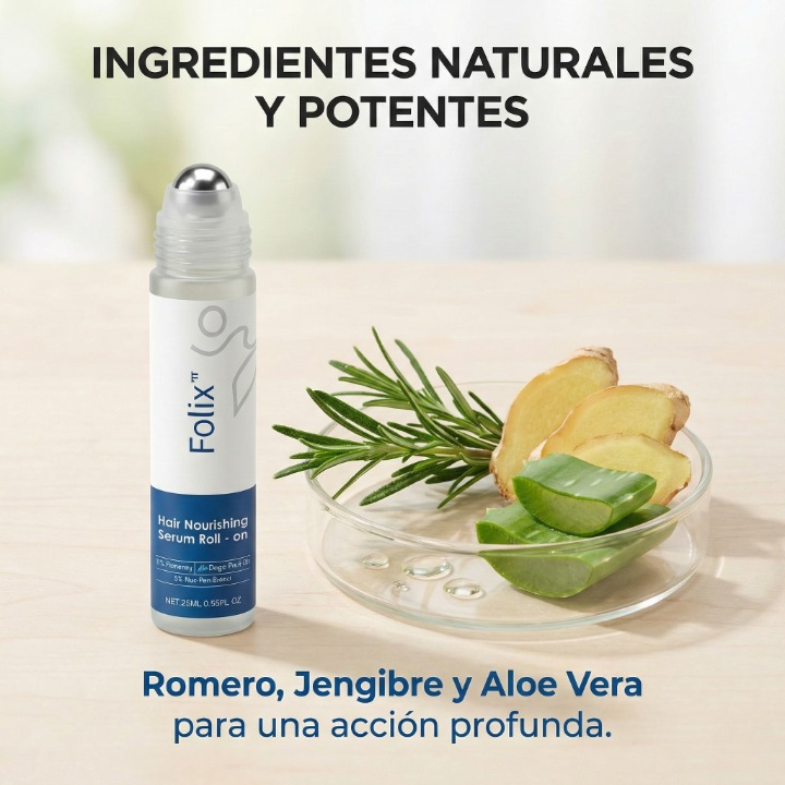 Folix™ Sérum Roll-On [Activación Visible del Crecimiento]